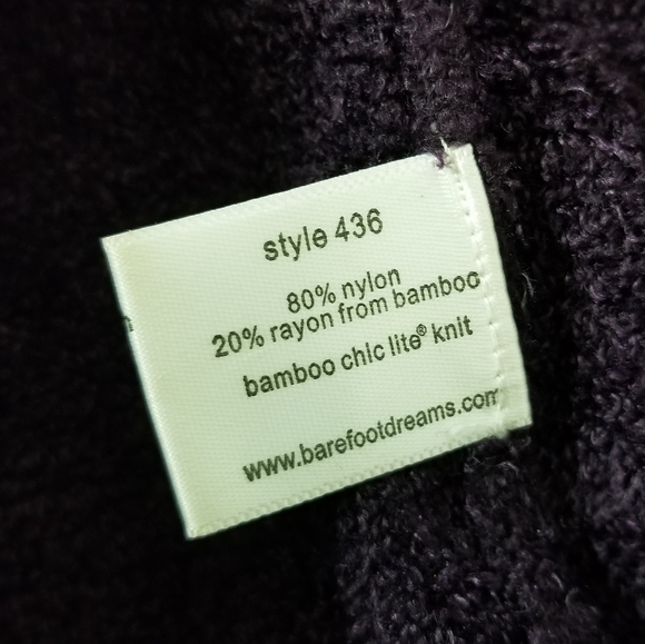 BAREFOOT DREAMS Cozychic Lite Calypso Drape Front Cardigan Size S/M Purple 436 - Picture 5 of 8